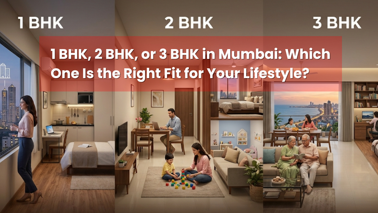 1 BHK, 2 BHK, or 3 BHK in Mumbai: Which One Is the Right Fit for Your Lifestyle?