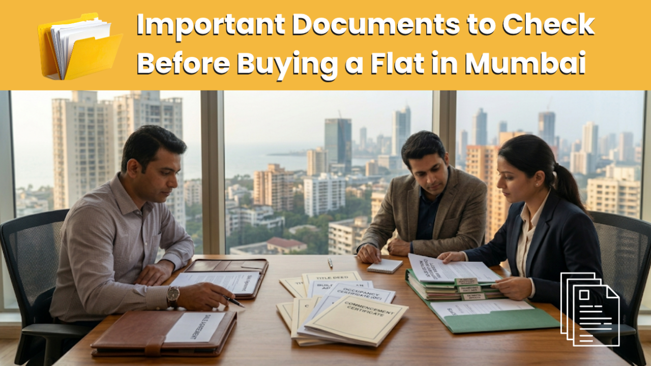 Important documents to check before buying a flat in Mumbai
