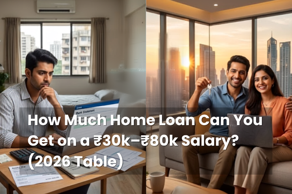 How Much Home Loan Can You Get on ₹30k–₹80k Salary