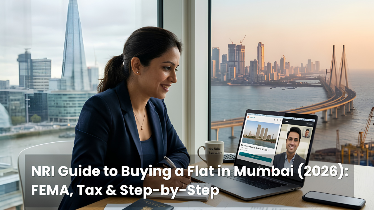 NRI Guide to Buying a Flat in Mumbai (2026): FEMA, Tax & Step-by-Step